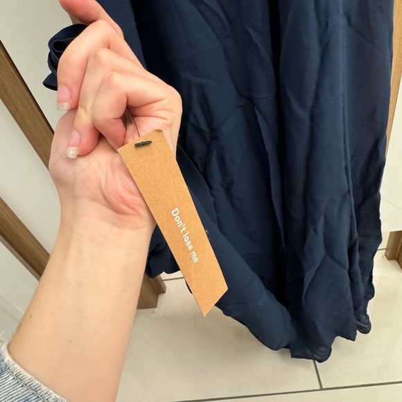 NWT Reformation Navy‎ Blue Winslow Maxi Wrap Dress Size Small - Picture 6 of 9